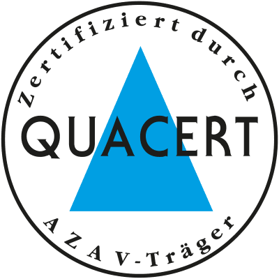 Peart Sprachen ist ein QUACERT-zugelassener AZAV-Träger mit Qualitätsmanagement